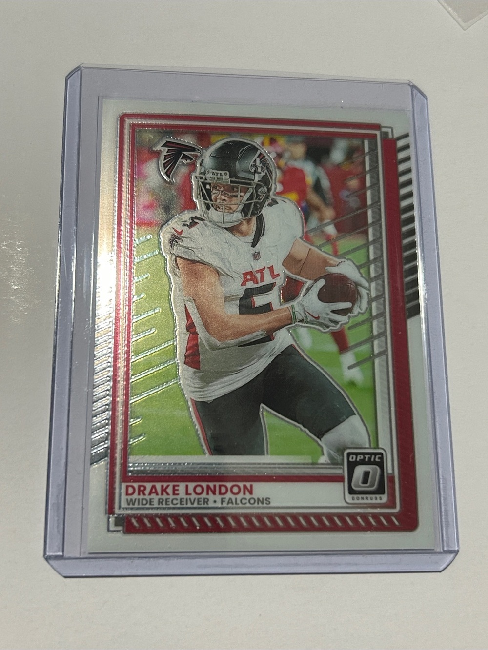 Drake London 2025 Donruss Optic #153 Atlanta Falcons